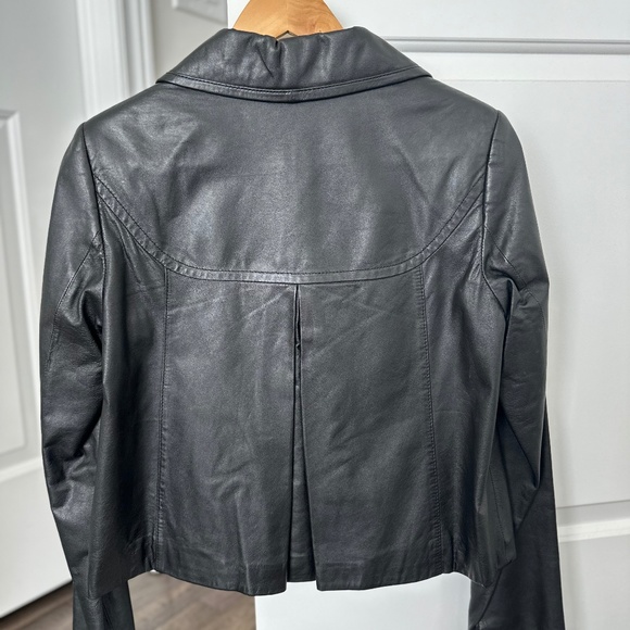 Danier Black Leather Blazer, Jacket, Bomber - Picture 2 of 8